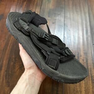 Teva Black Textile Synthetic Spider Rubber Sport Strap Sandals Men’s Sz 14